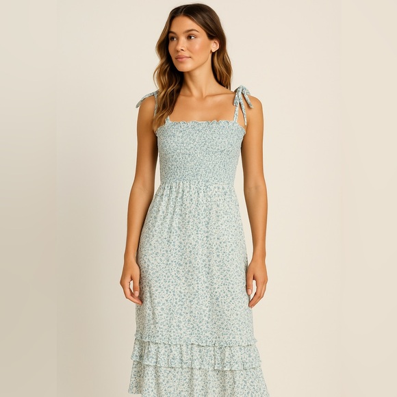 Altar'd State Dresses & Skirts - Altar'd State women’s Floral Green Dress size M